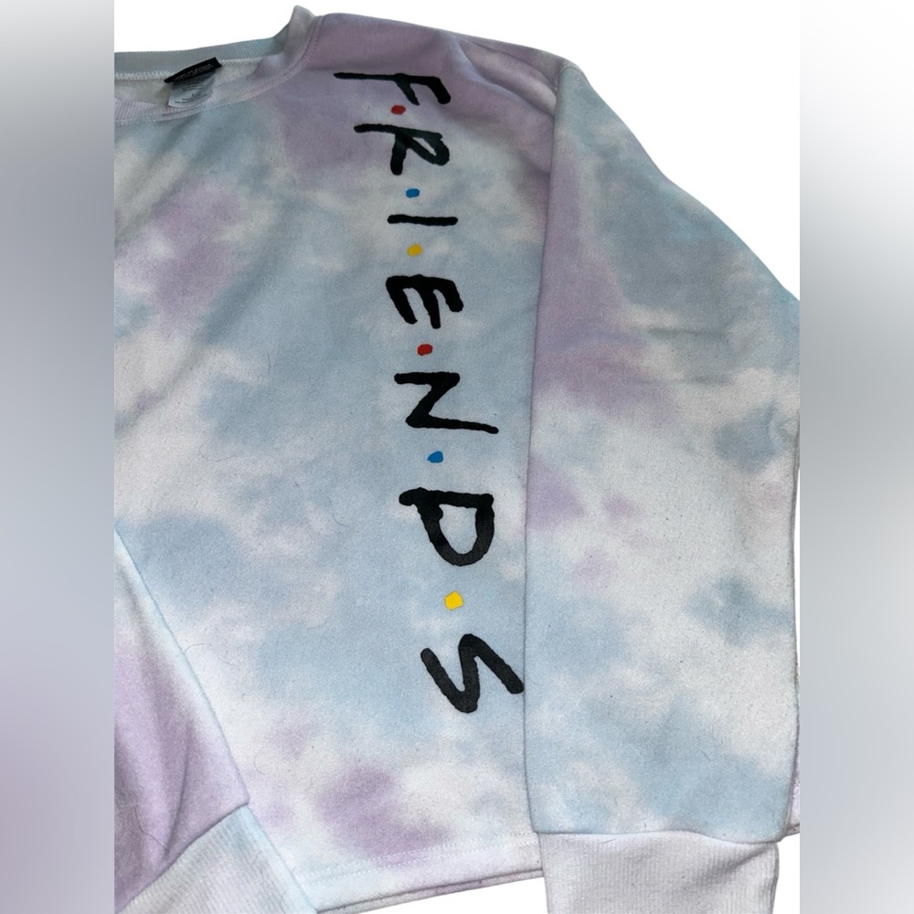 FRIENDS Pastel Tie-Dye Womans Sweatshirt - Picture 3 of 8